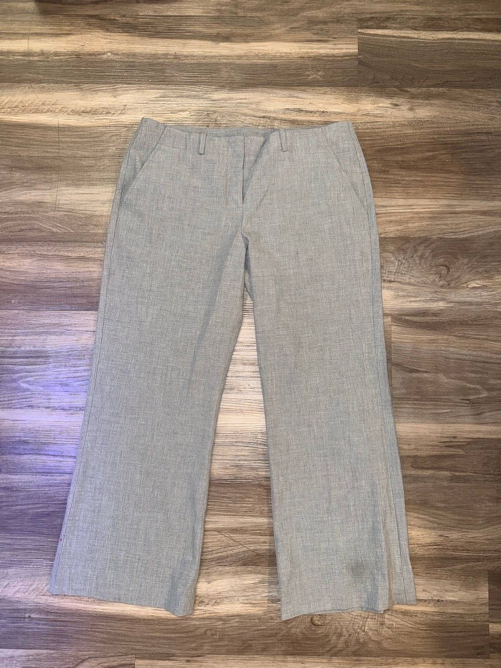 Gray Wide Leg Dress Pants Size 10R Work Office Career Trousers - Picture 10 of 10